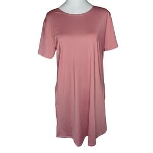 Origamei Fold Wear Packable Momo Dress Dusty Pink Hidden Pocket Tunic Momo Large